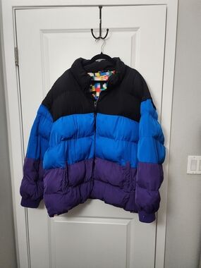 Lego x Target Colorblock Puffer Jacket w/ Detachable Sleeves
